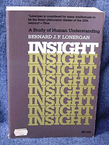 Beispielbild fr Insight : A Study of Human Understanding zum Verkauf von Better World Books