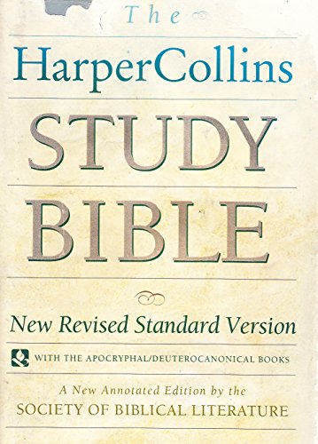 Stock image for HarperCollins Study Bible: New Revised Standard Version (with the Apocryphal/Deuterocanonical Books) for sale by Ergodebooks