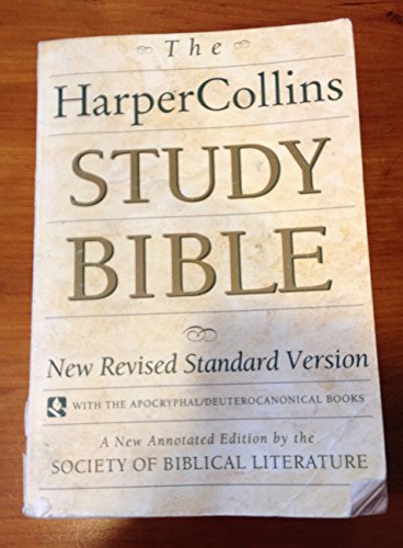 Beispielbild fr The HarperCollins Study Bible : New Revised Standard Version With the Apocryphal/Deuterocanonical Books zum Verkauf von Wonder Book