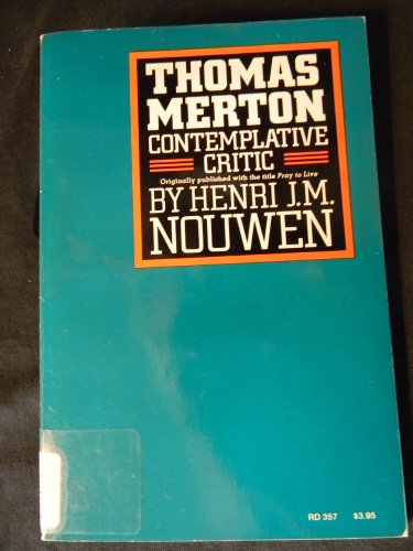 9780060663247: THOMAS MERTON- CONTEMPLATIVE CRITIC