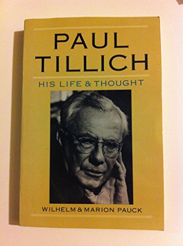 Stock image for Paul Tillich for sale by Better World Books: West