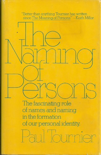 Imagen de archivo de The naming of persons a la venta por Gulf Coast Books