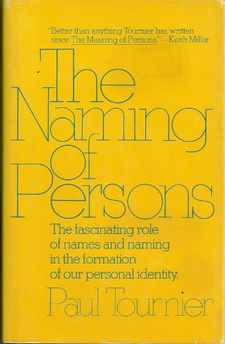 Stock image for The naming of persons for sale by Gulf Coast Books