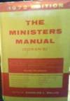 Beispielbild fr The Ministers Manual (Doran's) zum Verkauf von Better World Books