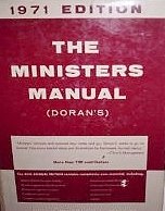 Stock image for The Ministers Manual - Doran's 1971 Edition for sale by ThriftBooks-Dallas
