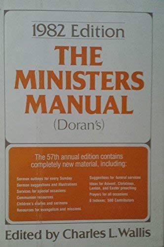 Beispielbild fr The Ministers Manual: 1982 zum Verkauf von Top Notch Books