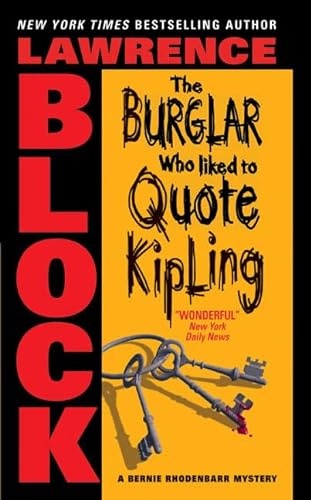 9780060731250: The Burglar Who Liked to Quote Kipling (Bernie Rhodenbarr)