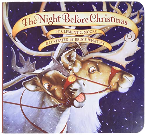 Beispielbild fr The Night Before Christmas Board Book: A Christmas Holiday Book for Kids zum Verkauf von Gulf Coast Books