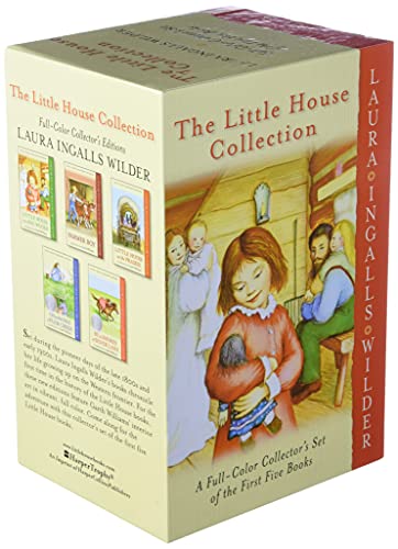9780060754280: The Little House Collection: A Full-Color Collector's Set of the First Five Books: Little House in the Big Woods, Farmer Boy, Little House on the ... of Plum Creek, By the Shores of Silver Lake