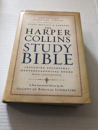 Beispielbild fr The HarperCollins Study Bible: Fully Revised & Updated zum Verkauf von BooksRun