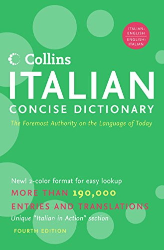 9780060787325: Collins Italian Concise Dictionary, 4e (HarperCollins Concise Dictionaries) (English and Italian Edition)