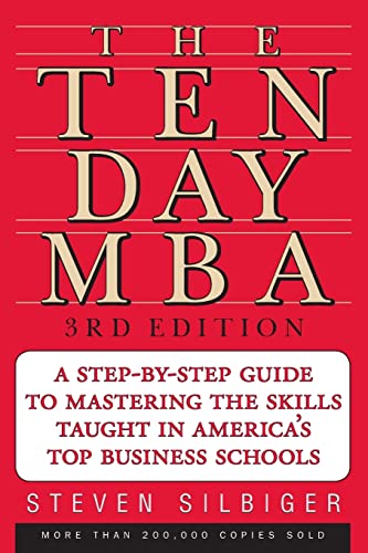 Beispielbild fr The TenDay MBA 3rd Ed A StepBy zum Verkauf von SecondSale