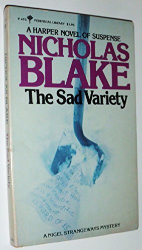 Stock image for The Sad Variety for sale by ThriftBooks-Atlanta