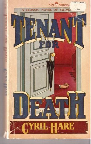 Beispielbild fr Tenant for Death/an Inspector Mallett Mystery zum Verkauf von HPB Inc.