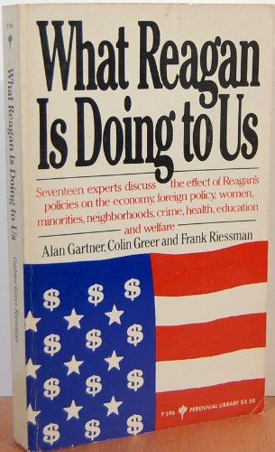 Stock image for What Reagan Is Doing to Us for sale by Readers Cove Used Books & Gallery