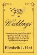 Beispielbild fr Emily Post on Weddings zum Verkauf von Wonder Book
