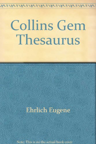 Imagen de archivo de Collins Gem Thesaurus a la venta por Wonder Book