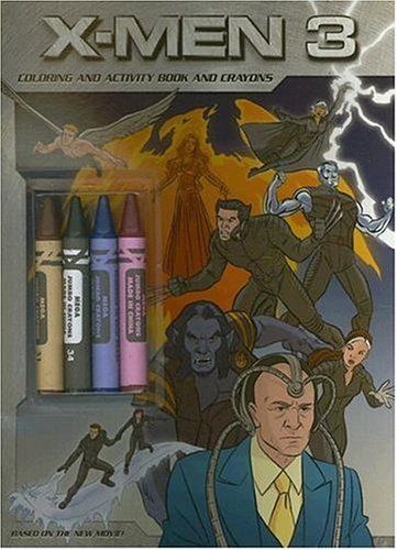 9780060822101: X Men 3 Coloring and Activity Book: Colouring and Activity Book and Crayons