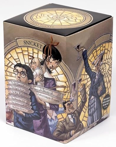 9780060833534: A Series of Unfortunate Events Box: The Loathsome Library (Books 1-6)
