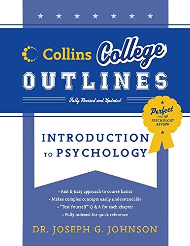 Stock image for Introduction to Psychology (Collins College Outlines) for sale by BooksRun