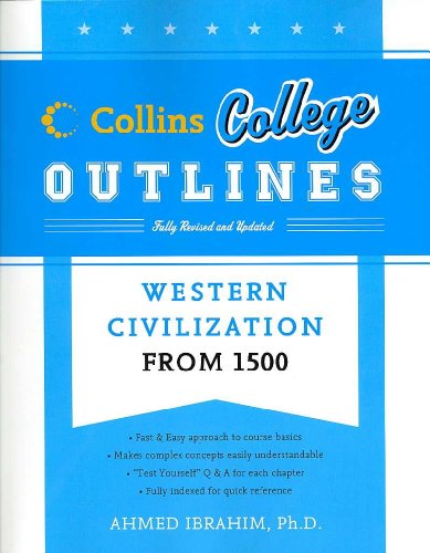 Stock image for Western Civilization from 1500 (Collins College Outlines) for sale by ThriftBooks-Atlanta