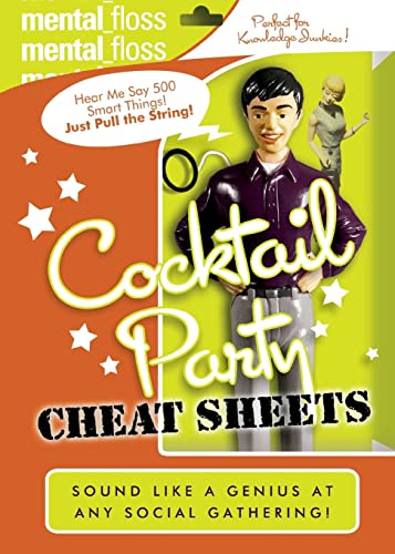 Imagen de archivo de Mental Floss: Cocktail Party Cheat Sheets a la venta por SecondSale