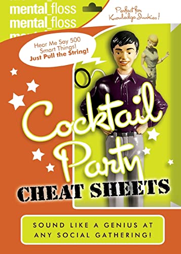9780060882518: Mental Floss: Cocktail Party Cheat Sheets
