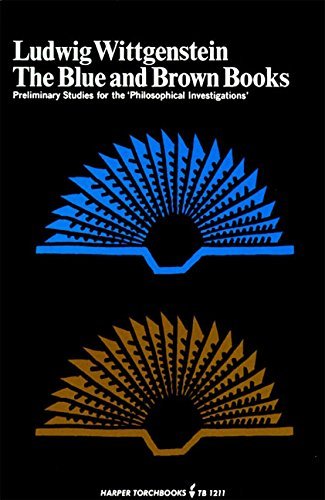 Imagen de archivo de The Blue and Brown Books: Preliminary Studies for the Philosophical Investigations a la venta por Sutton Books