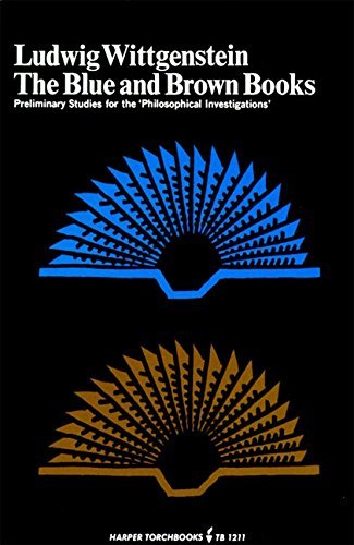 9780060900458: The Blue and Brown Books (Preliminary Studies for the Philosophical Investigations) 1st Paperback Edit edition by Wittgenstein, Ludwig (1965) Paperback