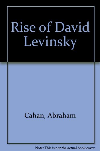 Stock image for The Rise of David Levinsky for sale by Wonder Book