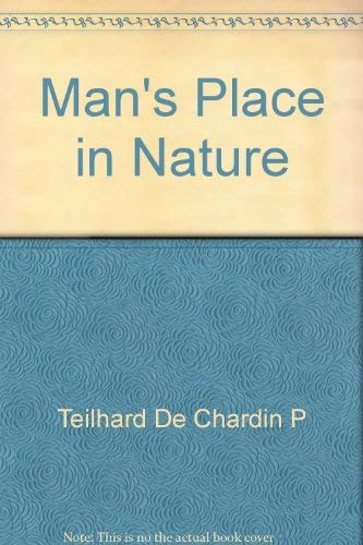 Beispielbild fr Man's Place in Nature zum Verkauf von Wonder Book