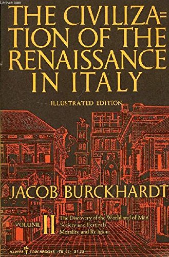 Beispielbild fr The Civilization of the Renaissance in Italy, Vol. 2 (Harper Torchbooks, TB40-41) zum Verkauf von Wonder Book