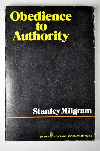 Beispielbild fr Obedience to Authority zum Verkauf von Better World Books