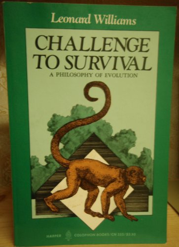 Stock image for Challenge to survival (Harper colophon books ; CN 555) for sale by Wonder Book