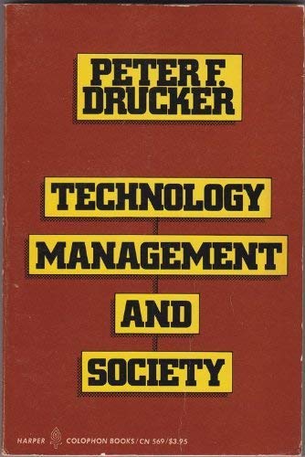 Beispielbild fr Technology, management & society : essays zum Verkauf von Open Books