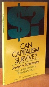 Beispielbild fr Can Capitalism survive? (Harper colophon books, CN 595) zum Verkauf von HPB-Ruby