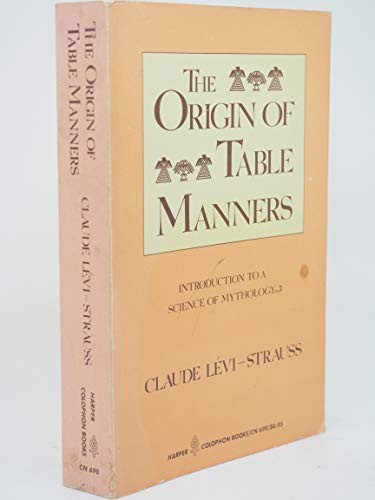 Imagen de archivo de The Origin Of Table Manners a la venta por HPB-Red