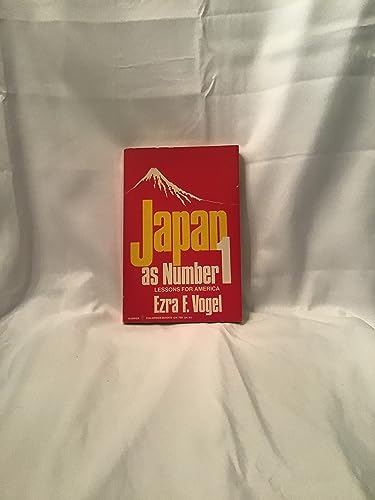 Stock image for Japan As Number One: Lessons for America (Japanese Edition) for sale by Gulf Coast Books