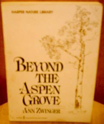 Stock image for Beyond the Aspen Grove (Harper Nature Library) for sale by SecondSale