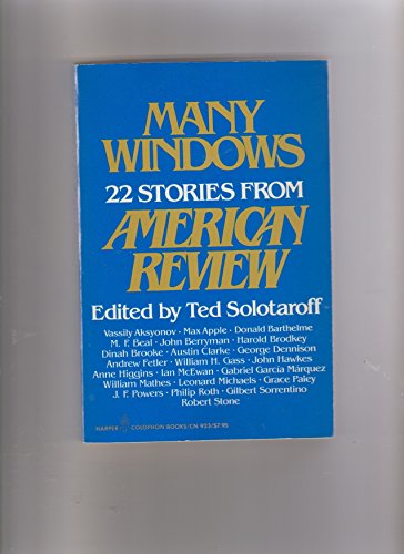 9780060909239: Many Windows: 22 Stories from American Review (Harper Colophon Books)