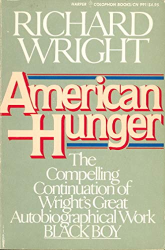 Imagen de archivo de American Hunger a la venta por Better World Books