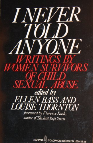 Stock image for I Never Told Anyone : Writing by Women Survivors of Child Sexual Abuse for sale by Better World Books