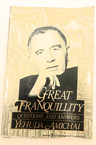 Stock image for Great Tranquillity: Questions and Answers (English and Hebrew Edition) for sale by My Dead Aunt's Books