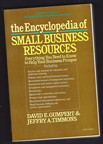 Beispielbild fr The Encyclopedia of Small Business Resources (Harper Colophon Books) zum Verkauf von Robinson Street Books, IOBA