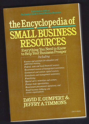 Imagen de archivo de The Encyclopedia of Small Business Resources a la venta por Sleepy Hollow Books