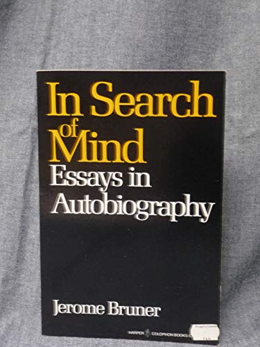Beispielbild fr In Search of Mind : Essays in Autobiography zum Verkauf von Better World Books