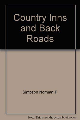 Stock image for Country Inns and Back Roads for sale by Wonder Book