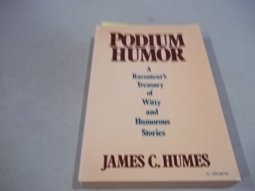 9780060913038: Podium Humour: Raconteur's Treasury of Witty and Humorous Stories (Perennial library)
