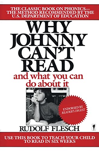 Beispielbild fr Why Johnny Can't Read? : And What You Can Do about It zum Verkauf von Better World Books