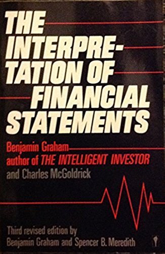9780060914189: The Interpretation of Financial Statements